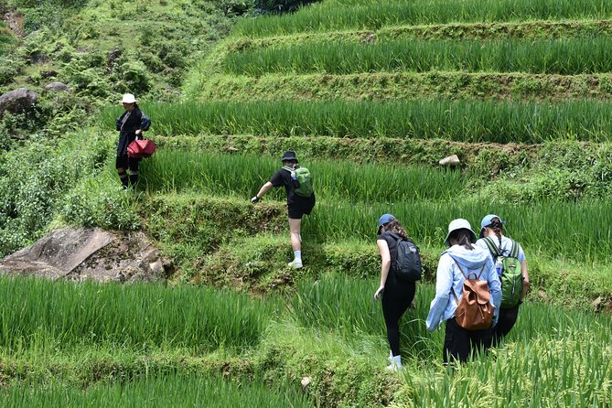 1-Day Private Trekking in Sapa through Terraces Rice Fields - Stop Three, Ta Van Village and Giay House Details