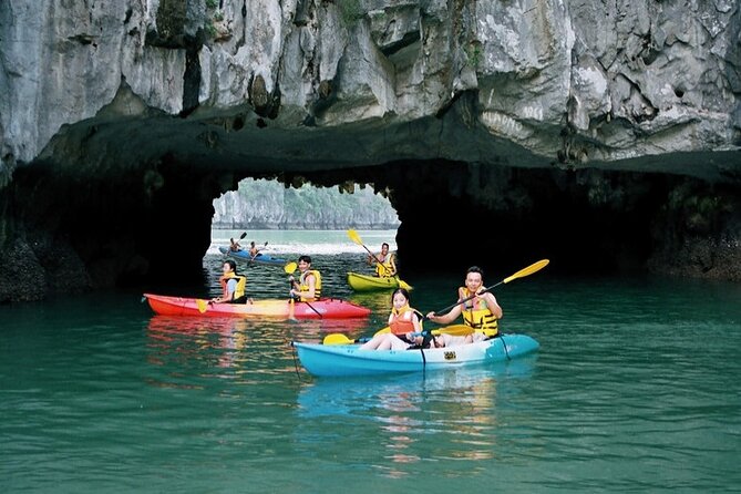 1 Day Tour to Halong Bay Cruise from 3 - 5 star Cruise & Transfer - Lunch on the Bay: Fresh Seafood, Vietnamese Flavors, and Real Vegan Options