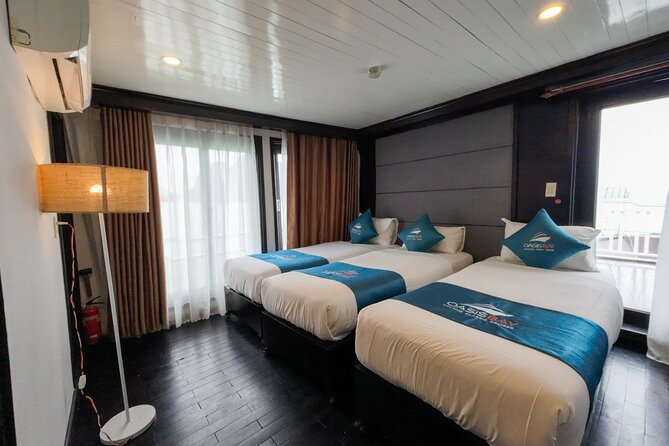 2 day Oasis Bay Cruise to Halong Bay from Hanoi - Cabin comfort: en-suite basics that actually matter
