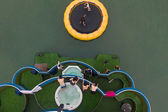 2 day Oasis Bay Cruise to Halong Bay from Hanoi - Tuan Chau check-in and lunch: the calm before the water games