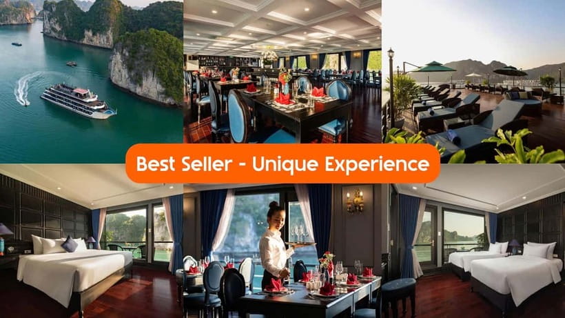 2-Day On 5 Star Cruise Halong Bay with Meals and Kayaking - Day 1 on Halong Bay: lunch cruising, cave kayaking, and that flower carving moment