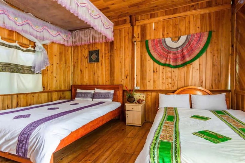 2-Day Sa Pa Ethnic Homestay Tour & Trek with Limousine Bus - Day Two trek: rice paddies plus bamboo forest, then the Giang Ta Chai bridge