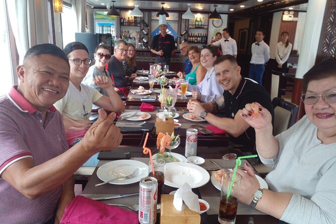 2 Days Halong Bay - Halong Sapphire Cruise - Water fun on this cruise: kayaking, swimming, and squid fishing