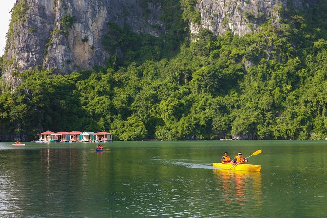 2 Days Halong Bay - Halong Sapphire Cruise - Day 1 on board: Tuan Chau check-in, seafood lunch, and cruising views