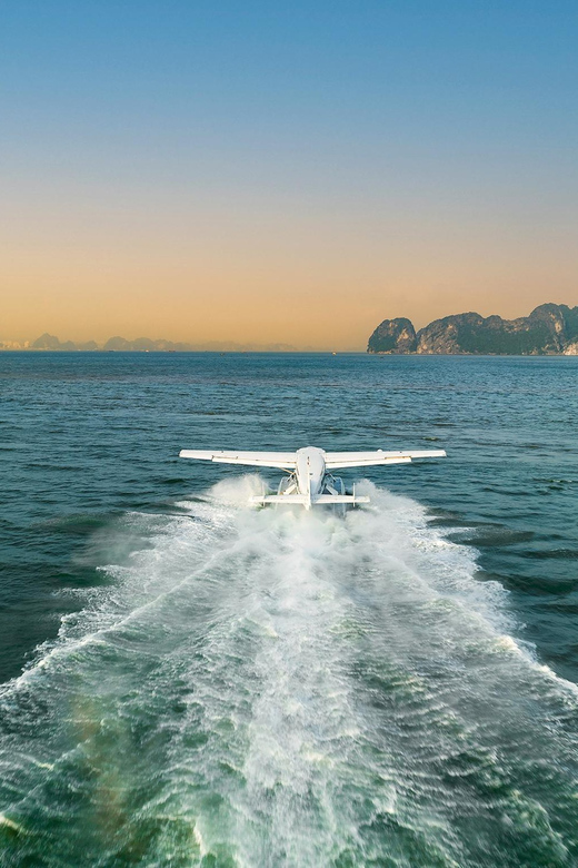 25 minutes sightseeing flight in Halong Bay by Seaplane - Getting to the seaplane base at Tuan Chau Marina