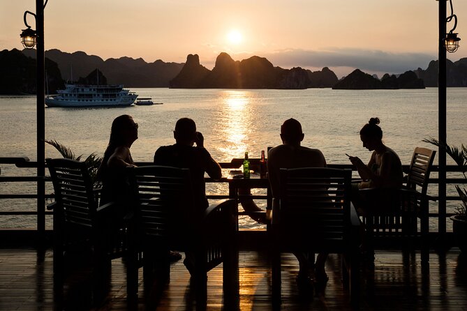 2D1N: Halong Bay 4-Star Cruise - Cave, Kayak, Swim, Meals - Your cabin at night: 4-star comfort, air conditioning, and the reality of limited rooms