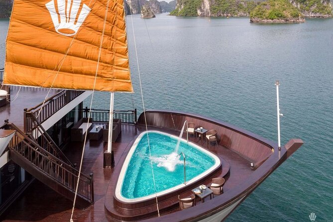 2Days-1Night Halong Bay Luxury Genesis Regal Cruises - Day 1 from Hanoi pickup to first floating house and kayaking