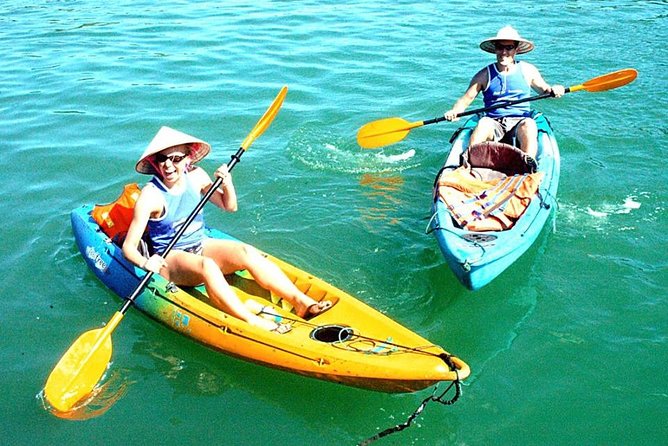 3-Day Cruise on Ha Long Bay with Kayaking, Swimming, Cooking Class,... - Van Gia Floating Village by Kayak or Local Rowboat