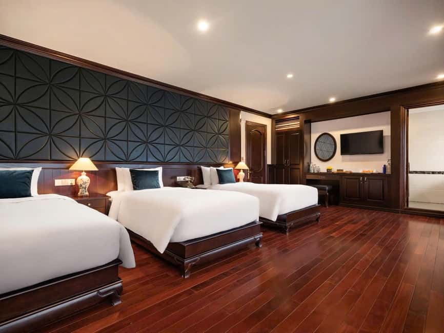 3-Day: Ha Long–Lan Ha Bay & Ninh Binh 5 Stars Cruise - From Hanoi to Lan Ha Bay: docks, cruising, and sunset color