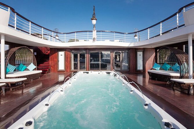 5/6/6++ stars All-Inclusive 2d/1n-ULTRA LUXURY STYLE-cruising LIKE A BOSS - Day 1 on the water: lunch cruising, Lan Ha swim, and sunset party energy