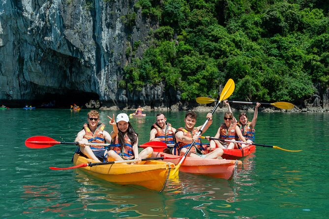All Inclusive Cruise Tour at Halong Bay - Tuan Chau boarding, lunch, and the limestone-island cruise window