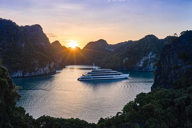 ALL Inclusive: Halong Bay Overnight Luxury Cruise Collection - Day 1 sights: Hang Luon Cave, Ti Top Island, and your first hours on the water