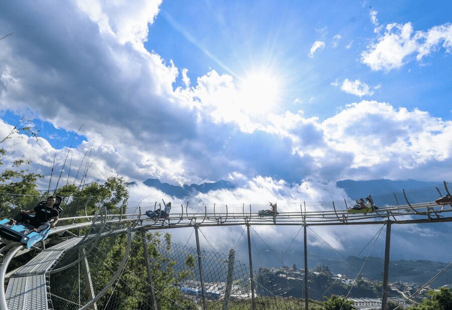 Alpine Coaster Ban Mong Experience in Sapa - Vietnam - Meeting at Sapa Town: private group pickup and easy return