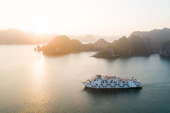Ambassador Cruises 2-day Explore Halong Bay from Hanoi - Sundown anchoring: canapes, cooking class or happy hour, and a real night on the water
