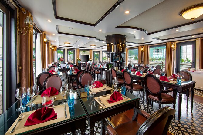 Athena Royal Cruise - Luxury Halong Bay Overnight Cruise 2D1N Tour - Ti Top Island: Swim, Climb, and Reset Your Legs