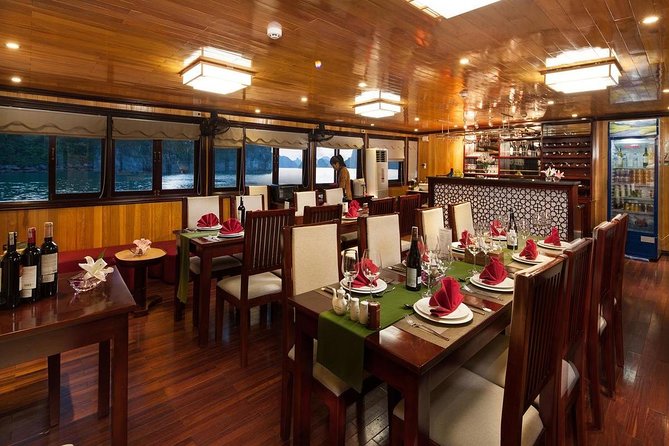 Bai Tu Long bay Boutique Cruise 2D/1N: Kayaking & swimming at pristine places - Thien Canh Son cave and the sundeck flower carving moment