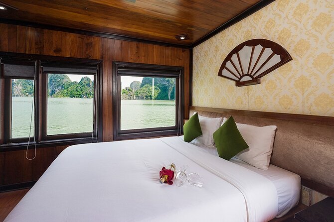 Bai Tu Long bay Deluxe cruise 2D1N: fishing villages, meals, cave, kayaking - Your private cabin: the comfort upgrade that changes everything