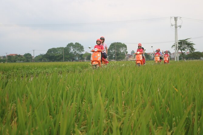Beautiful Female Riders Vespa Red River Countryside Tour 5 Hours - Key highlights worth planning for
