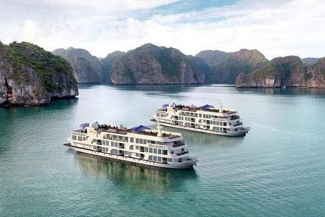 BEST Halong Bay Cruise 2 days 1 night - 5 stars - From Hanoi Morning Pickup to a Halong Bay Overnight