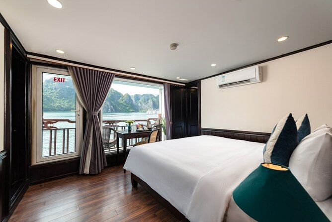 BEST Halong Bay Cruise 2 days 1 night - 5 stars - Ti Top Island Peak Views and Swim Time in One Stop