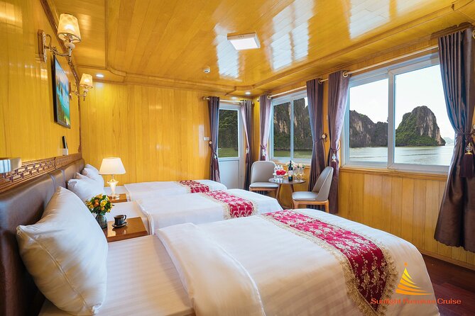 Best Lan Ha Bay Cat Ba Cruise 2 Days 1 Night Less touristy - Ba Trái Đào Beach swim stop: make the most of a short 40 minutes