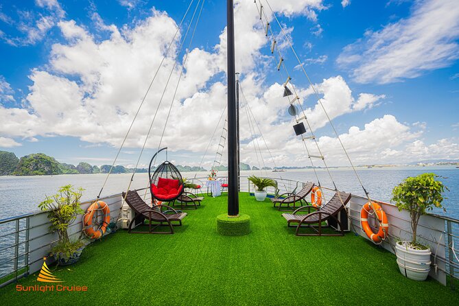 Best Price Halong 5 Star Day Cruise Buffet, Pool ,Sunset party - Cruising Ha Long Bay on Route 2, what you should watch for