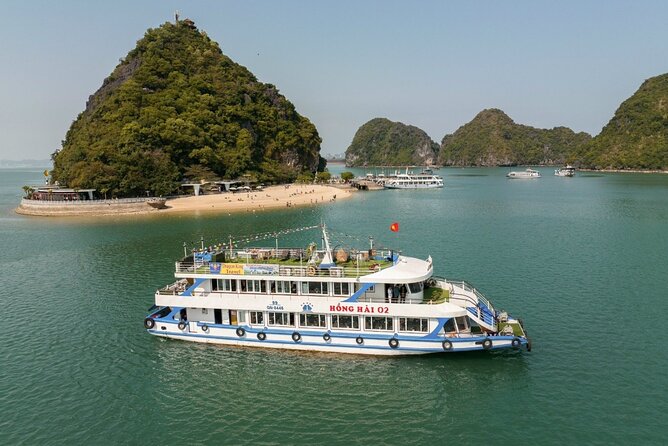 Best Price Halong Bay Full-Day Trip,Cave,Titop,Kayak By Transfer - Getting to the bay: expressway ride, hotel pickup, quick rest stop