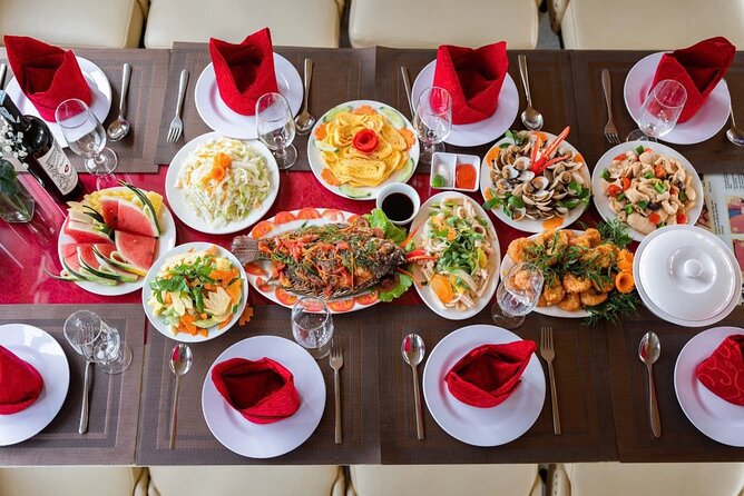 Best Value Ha Long bay 1 day - Lunch, kayak, swimming, transfer - The Sunset Party on the Return Sail