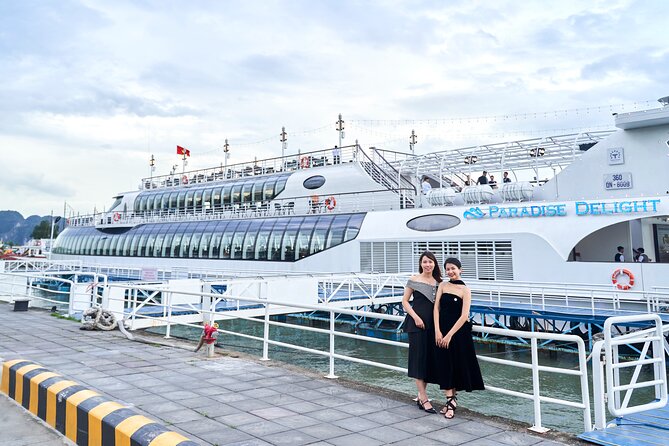 Buffet on Paradise Delight Dining Cruise Halong Bay Tour - Paradise Delight, modern style meets classic limestone