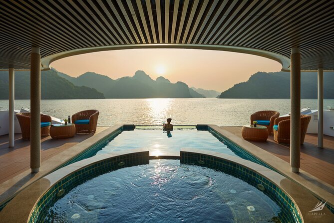 Capella Cruise 2Days/1Night With Cruise 6 Star All Included - Day 2 sunrise and Tai-chi: Ocean Sky Sundeck starts the morning