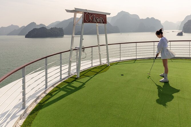 Capella Cruise 3-day Explore Halong Bay and Lan Ha Bay from Hanoi - Day 3: sunrise Tai Chi, Dark and Bright Cave by bamboo boat, checkout and brunch