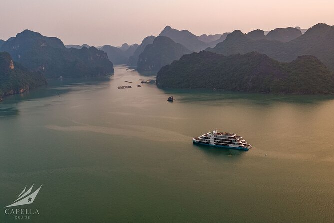 Capella Cruise 3Days/2Night on 6 Star Cruise All included - Day 2: Lan Ha Bay Sunrise Tai-Chi, Viet Hai Pier, and Island Exploring