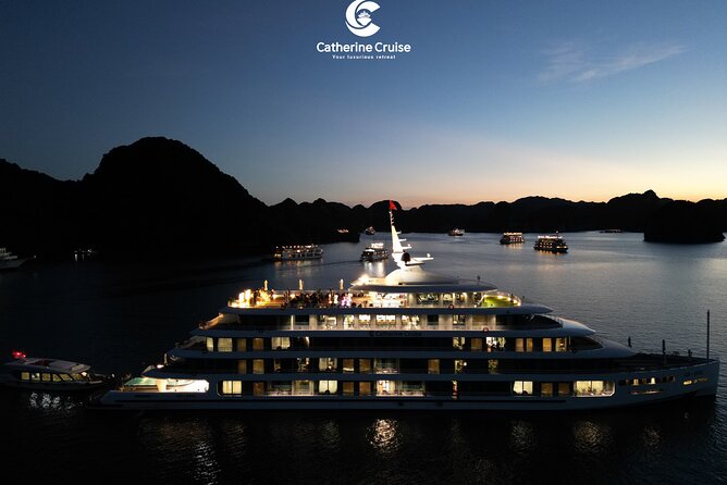 Catherine Cruise Halong Bay 2 Days/1 Night on 6 Star Cruise - Food on board: Vietnamese cuisine and special seafood that you actually get to enjoy