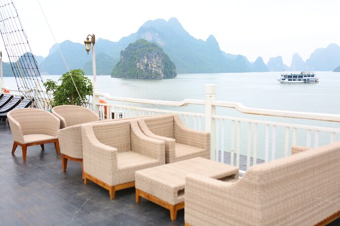 Conquest Cruise 2day Explore Halong Bay from Hanoi - Cat Ba Island dinner and the DJ night that turns the cruise into a social event