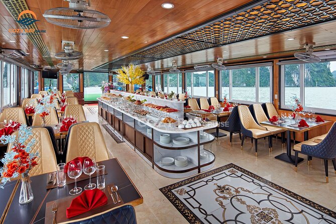 Cozy Bay Halong 5-Star Day Cruise, Buffet, Cave, Kayak, Swimming - Key highlights worth planning for