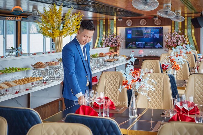 Cozy Bay Halong 5-Star Day Cruise, Buffet, Cave, Kayak, Swimming - Who this day cruise is best for (and who should rethink)