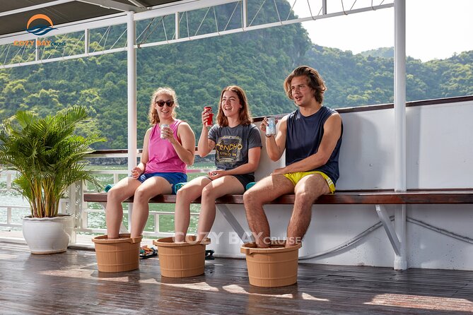 CozyBay Cruise-The Best Small Group 2D/1N inHalong-All inclusive - Food and Included Activities: Good Value Meets Real Time