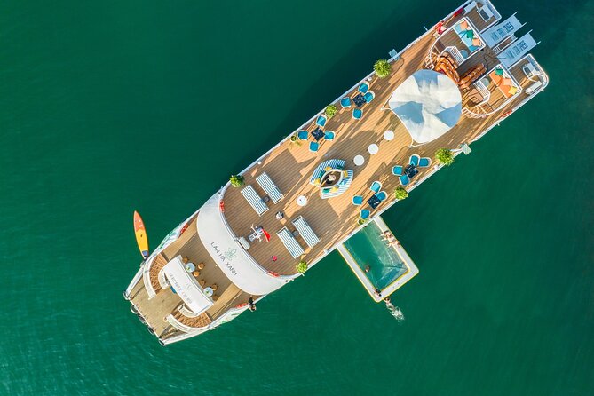 Day Tour Serenity Cruise at Lan Ha Bay from Hanoi, Hai Phong - Kayaking, swimming, and the ship’s water slide fun