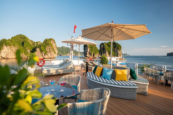 Day Tour Serenity Cruise at Lan Ha Bay from Hanoi, Hai Phong - Sunset on the deck: the calm finale after a packed day