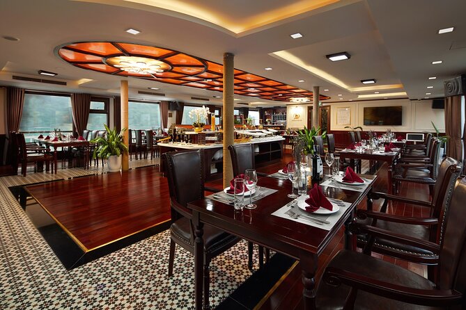Dora Cruise - Luxury 5 Star Cruise in Halong Bay & Lan Ha Bay (2D1N) - Day 2 morning: tai chi on deck, tea views, then breakfast and final bay time