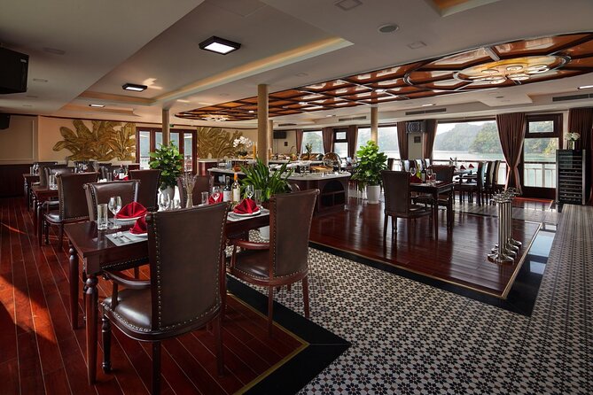 Dora Cruise - Luxury 5 Star Cruise in Halong Bay & Lan Ha Bay (2D1N) - Day 2 later: passing Halong Bay, last lunch, and landing at Tuan Chau