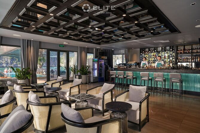 Elite of The Seas - Unique Luxury 3 Days Cruise in Halong & Lan Ha Bay - Food on board: included meals, but plan for drinks and extras