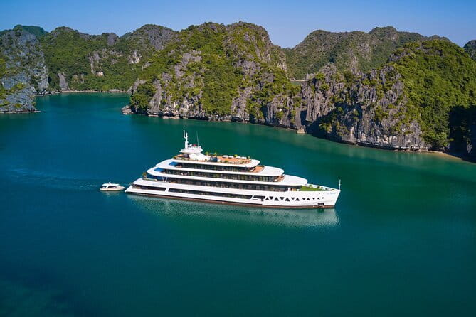 Emeraude Cruise 2 days 1 night Ha Long Bay Tour - Ti Top Island: Beach Swim or the Climb for Views