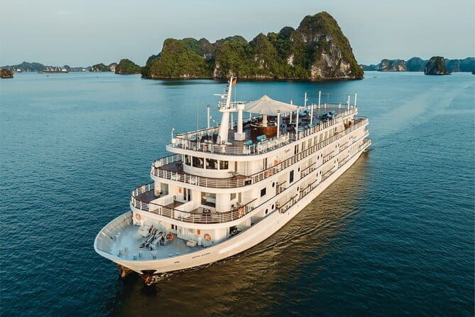 Emeraude Cruise 2 days 1 night Ha Long Bay Tour - Evening on Board: Night Squid Fishing, Movies, and Deck Life