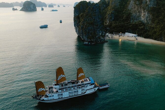 Emeraude Cruise 2 days 1 night Ha Long Bay Tour - Day 2 Morning: Tea, Coffee, Cakes, and Yoga Options