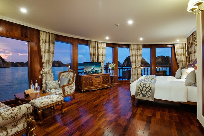 Emperor Cruises Experience 2 Days 1 Night in Halong Bay. - Wi-Fi, Gym, Sauna, and Lounge Time: A Real Plan B for Rain or Fatigue