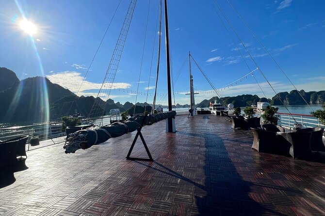Erina Cruise Lan Ha Bay 2 days 1 night with roundtrip transfer - Dark and Bright Cave: the morning excursion by tender