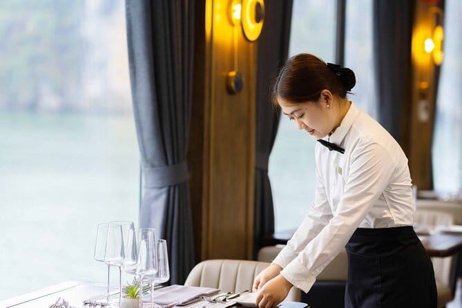Excite Cruise Full Day Explore Halong Bay from Hanoi - Lunch, tea, and coffee: included food that keeps the day moving