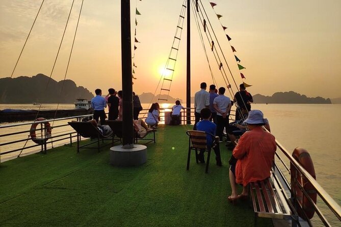 Excursion to Ha Long Bay with Titop Island and kayaking in Luon Cave - Ti Top Island: swim if you want, climb if you care about views
