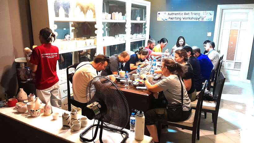 Experience the Art of Ceramic Painting | Hanoi’s Old Quarter - 150 minutes in the bright studio: tools, wheel time, and real guidance